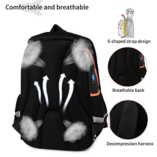 Foto 4 | Venta Internacional-Mochila Escolar Cusangel color Negro para Niño