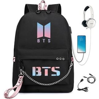 Foto 1 | Venta Internacional - Mochila de BTS Escolar color Negro