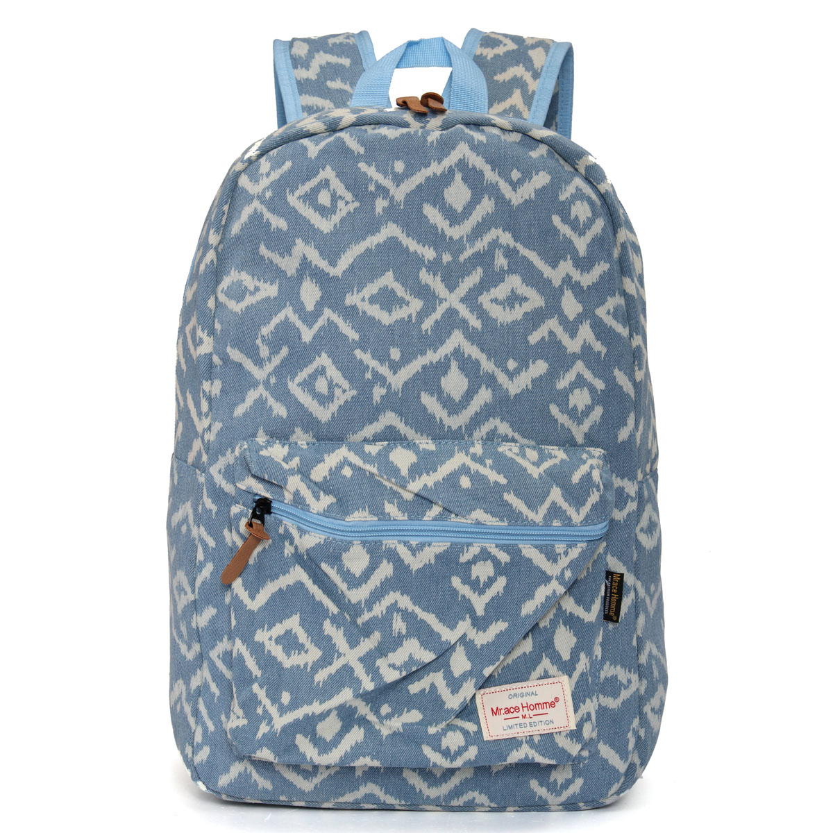 Venta Internacional - Mochila Escolar de Lona color Azul