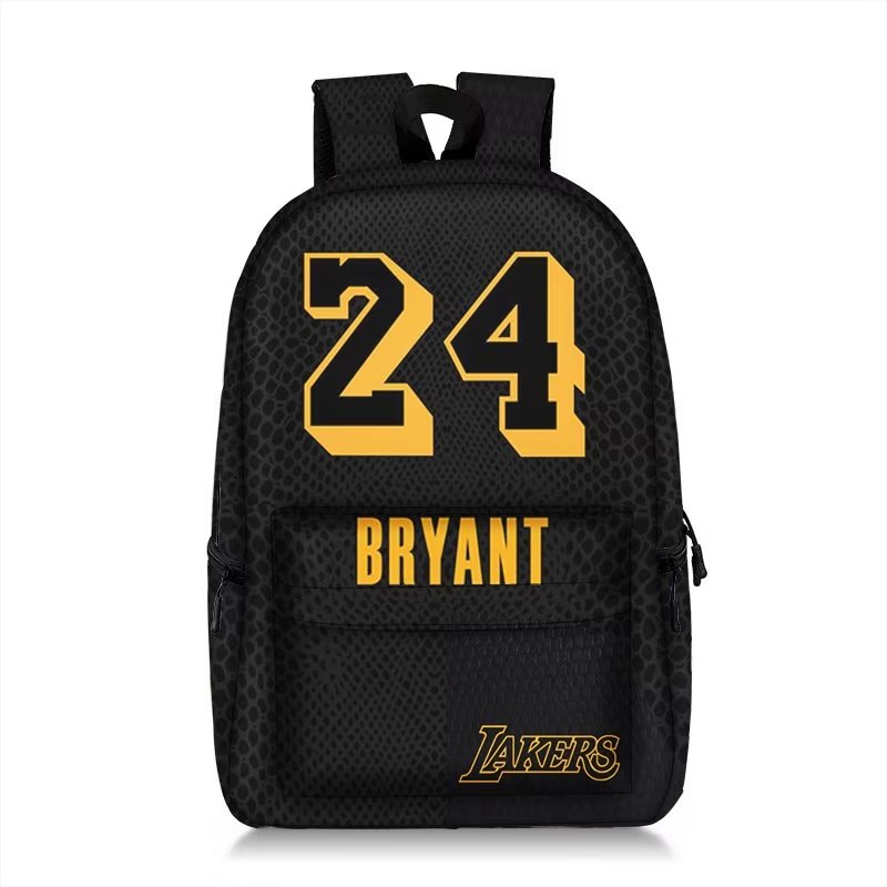 Foto 2 pulgar | Venta Internacional - Mochila Deportiva Shooc Negra Lakers Bryant 24 Estrella de la NBA