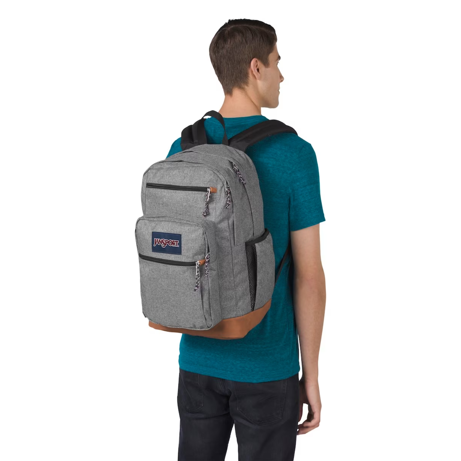 Foto 4 | Mochila Escolar Jansport Gris