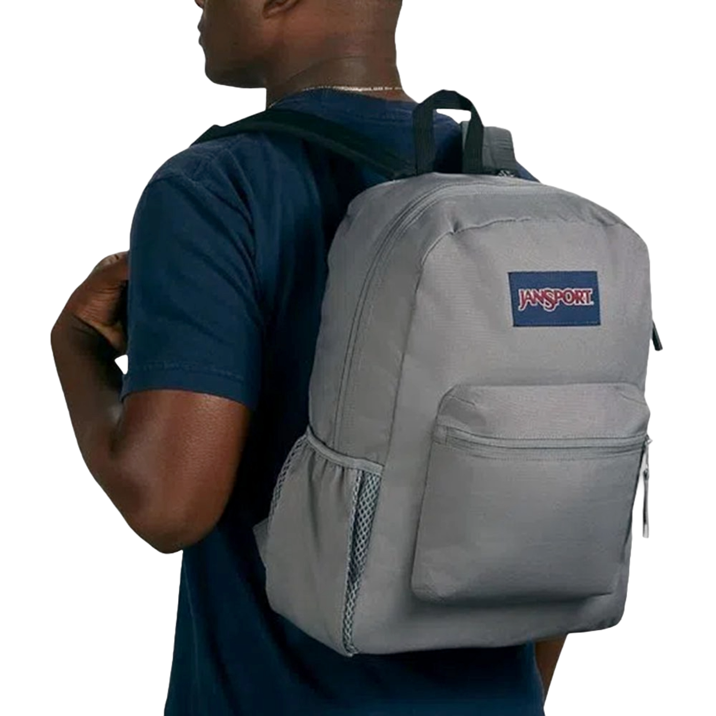 Foto 6 pulgar | Mochila JanSport Cross Town Gris