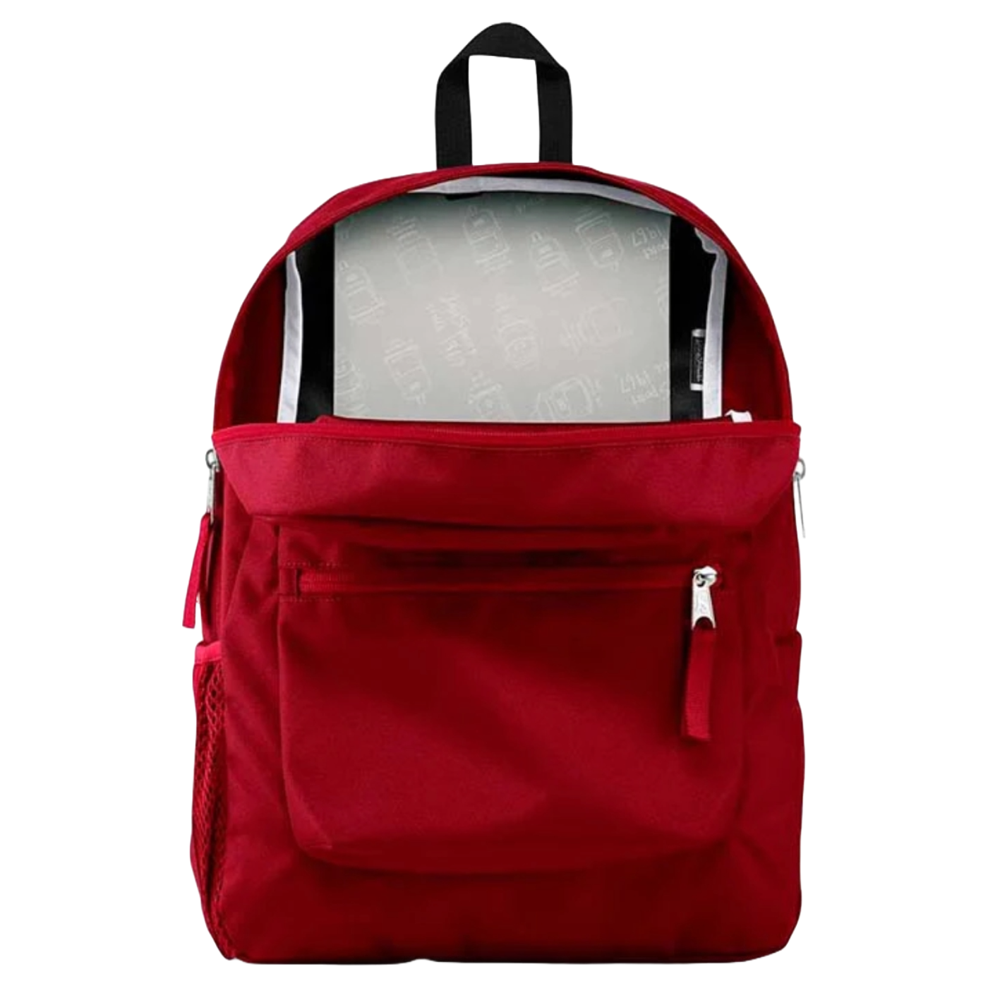 Foto 4 pulgar | Mochila JanSport Roja