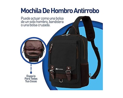 Foto 4 | Mochila Bluelander color Negro