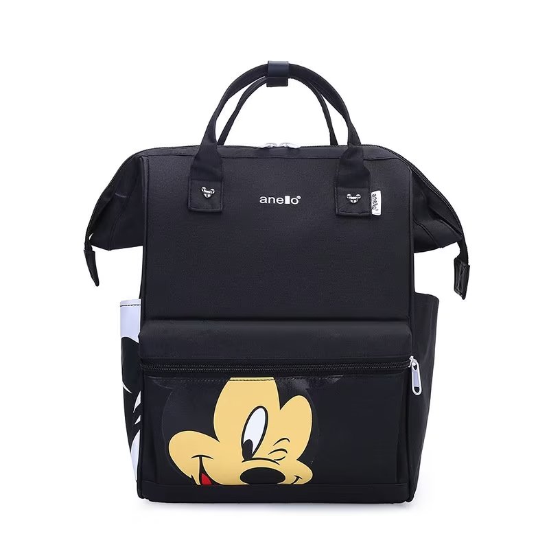 Venta Internacional - Mochila de Tela Oxford Negra Mickey Mouse