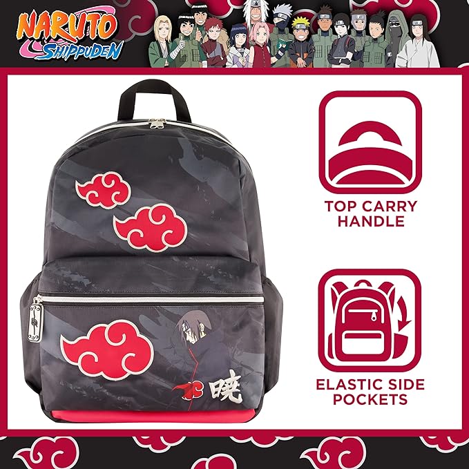 Foto 4 pulgar | Mochila para Portátil de 13 Pulgadas Concept One Akatsuki Itachi Naruto