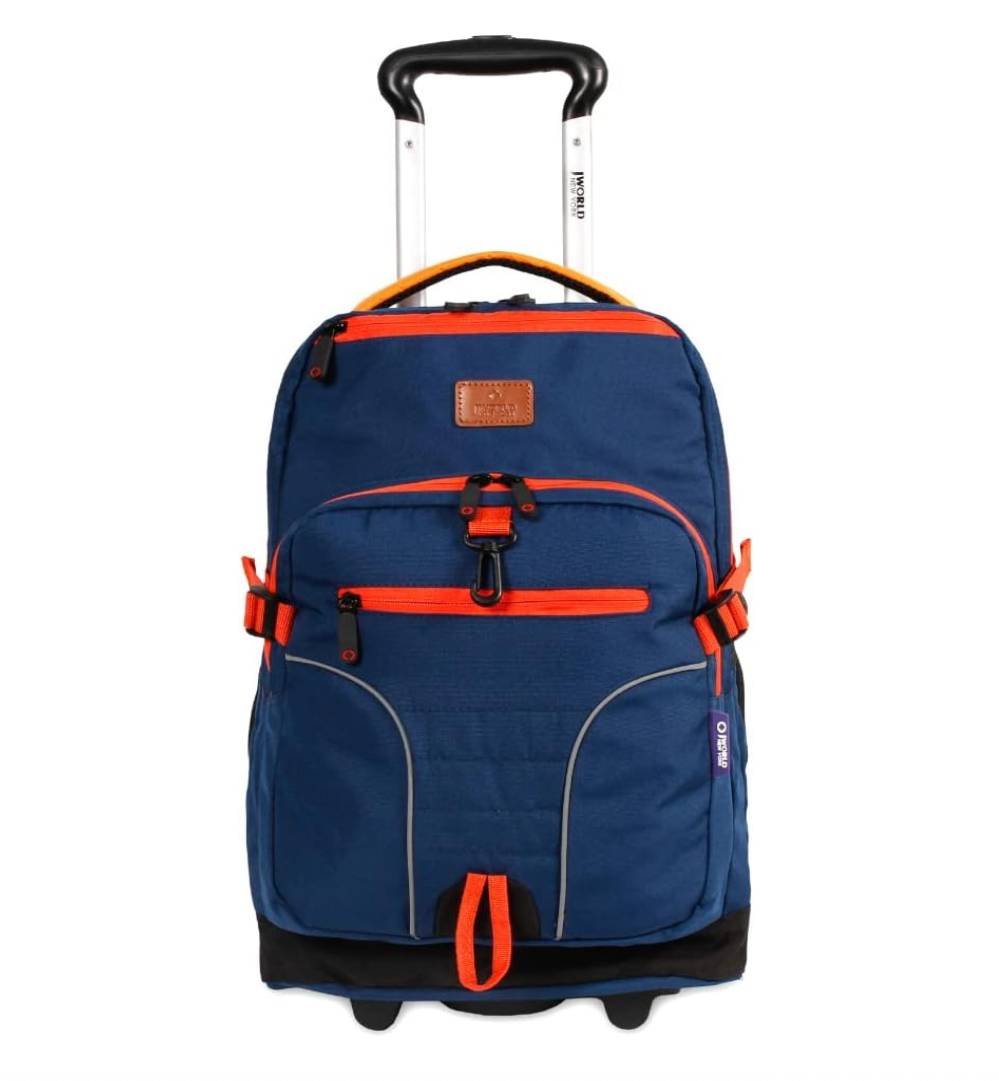 Mochila J World NY Rodante Azul Marino