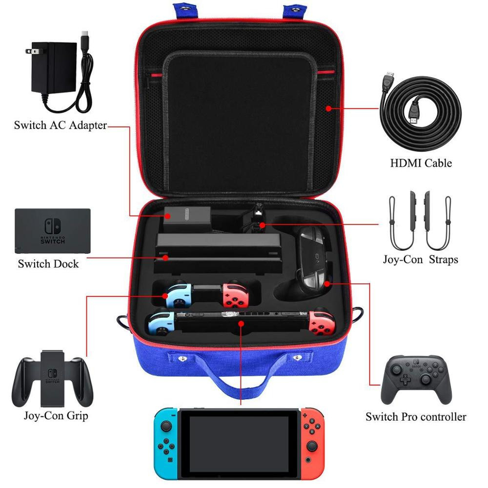 Foto 6 pulgar | Venta Internacional - Case Tipo Mochila Traveler para Nintendo Switch + Case Peqeño