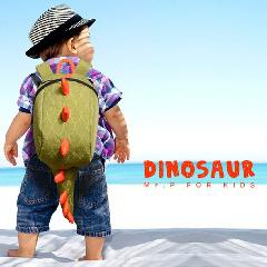 Foto 3 pulgar | Venta Internacional-mochila Genérica De Mezclilla De Poliéster Verde Dinosaurio
