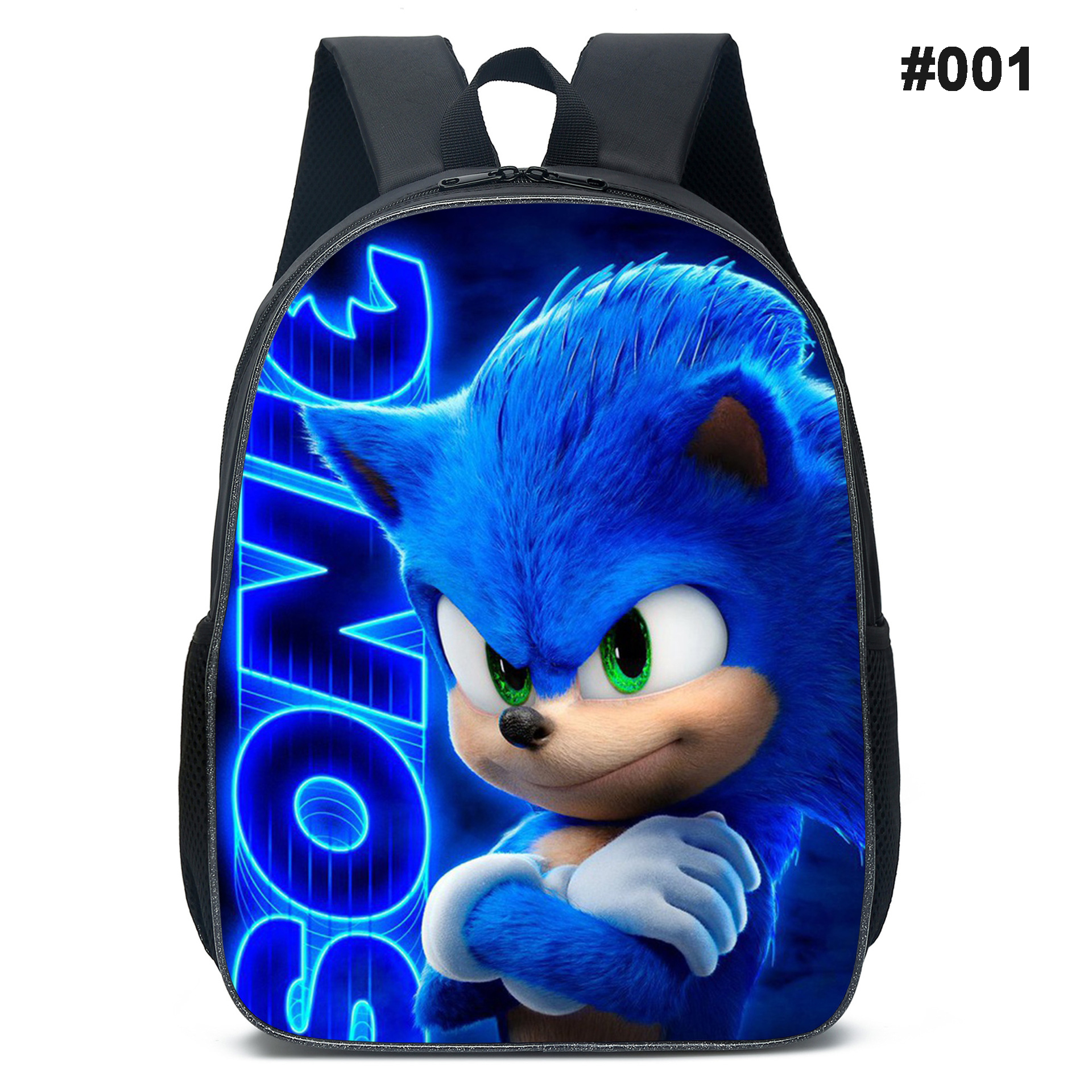 Venta Internacional-mochila Genérica Anime Student Sonic De Poliéster Y Elastano