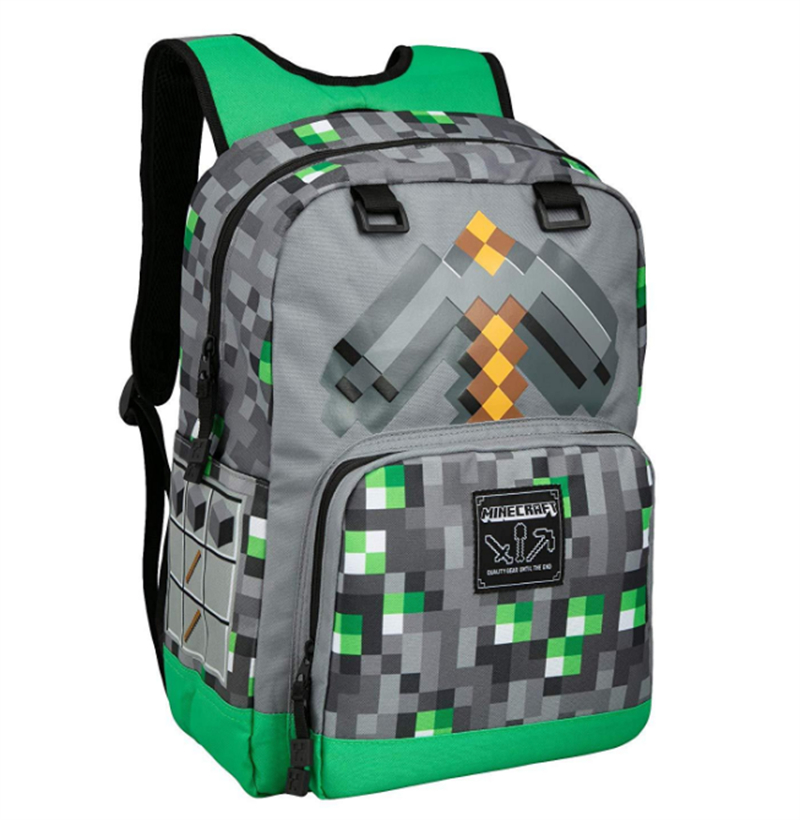 Foto 2 pulgar | Venta Internacional - Mochila Escolar para Niños Mine Craft Verde