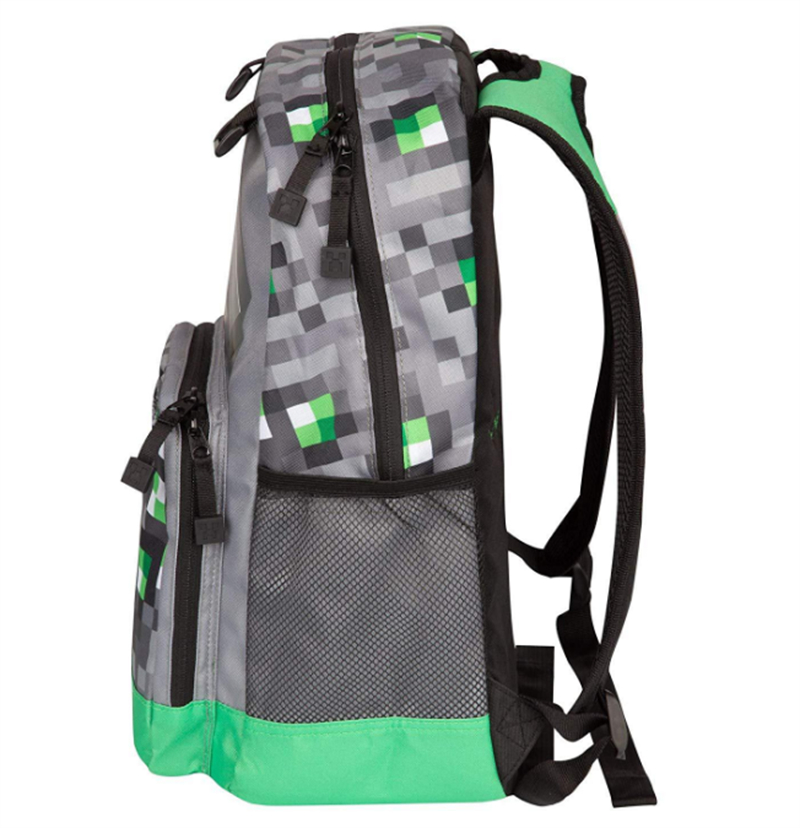 Foto 5 pulgar | Venta Internacional - Mochila Escolar para Niños Mine Craft Verde