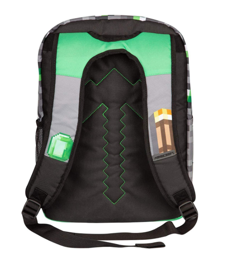 Foto 6 pulgar | Venta Internacional - Mochila Escolar para Niños Mine Craft Verde