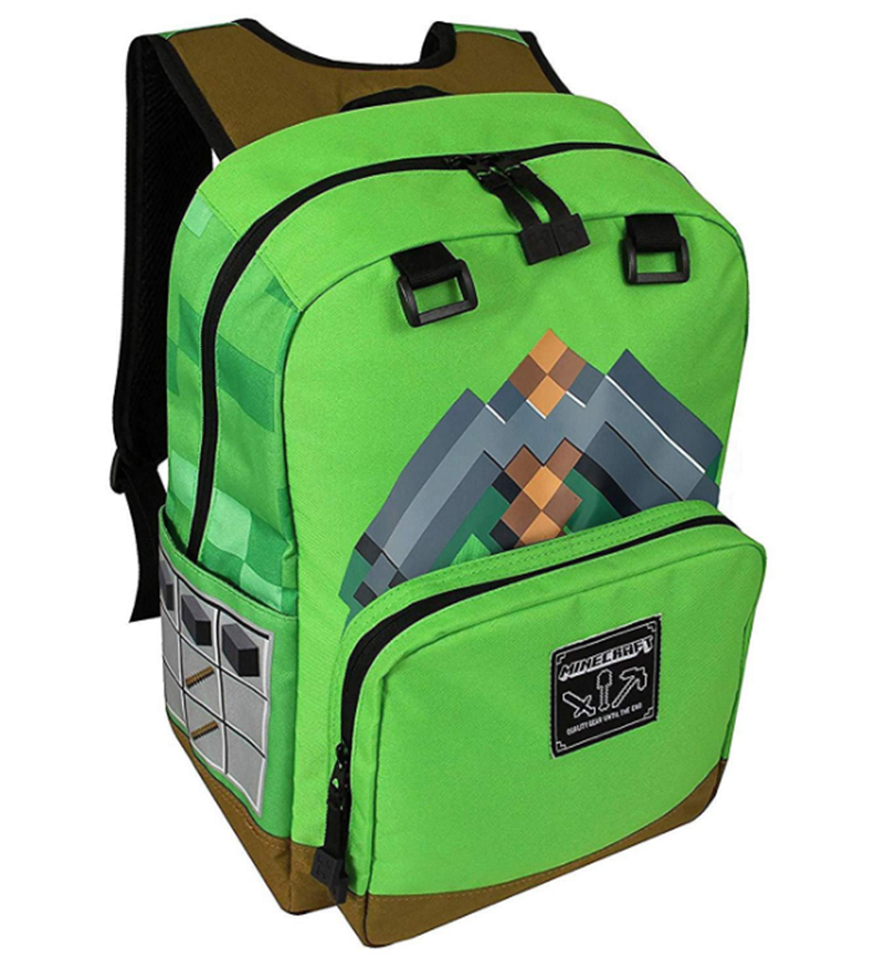 Foto 2 pulgar | Venta Internacional - Mochila Escolar para Niño Mine Craft Verde