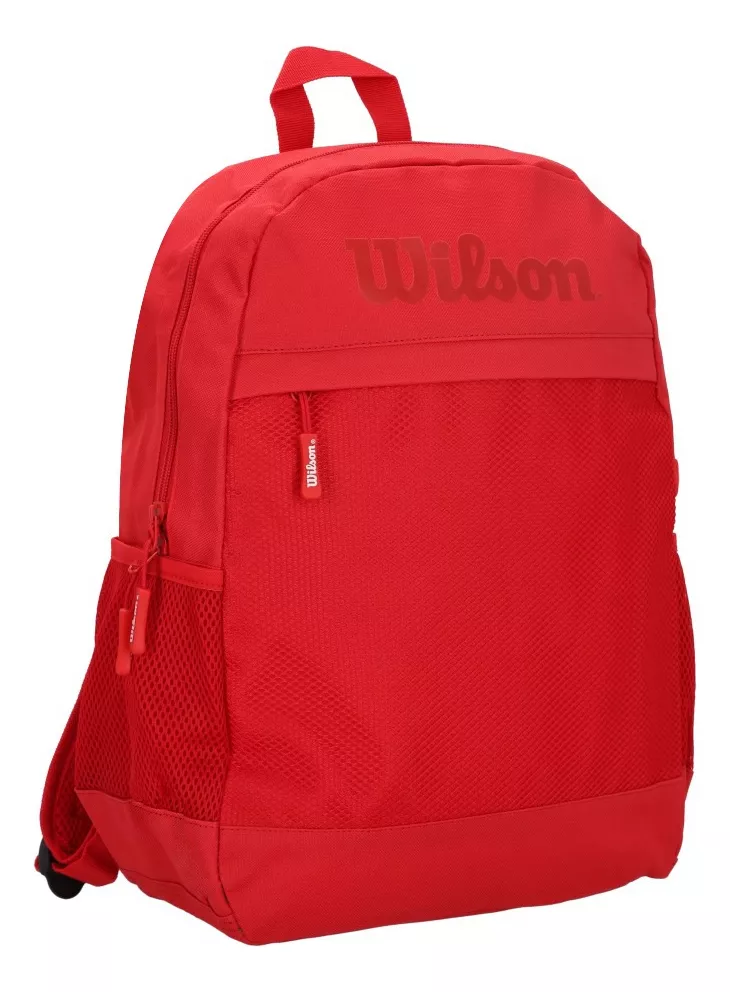 Foto 3 pulgar | Mochila Wilson Juvenil Roja Original con Porta Laptop