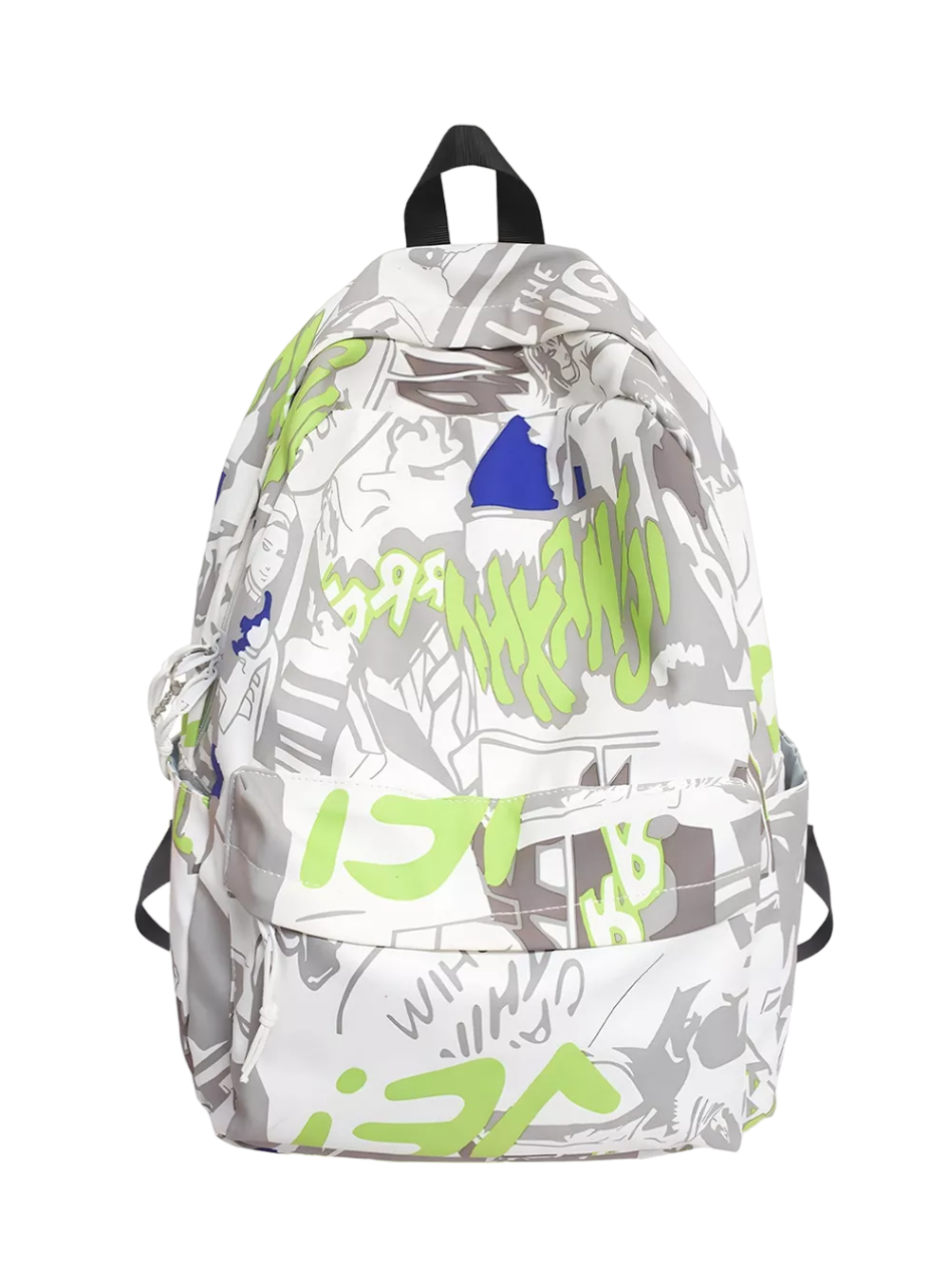 Mochila Impermeable Escolar Lab.G Blanca