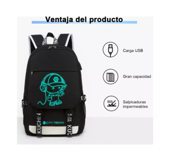 Foto 3 | Mochila Antirrobo Eskuche Negra