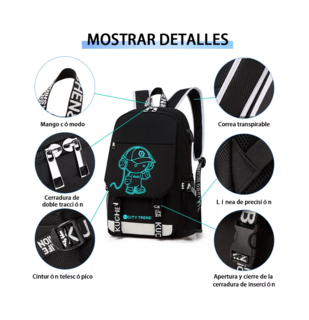 Foto 4 | Mochila Antirrobo Eskuche Negra