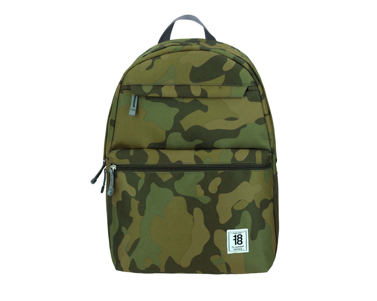 Foto 2 pulgar | Mochila Grande 1818 Unisex Colors Verde Militar