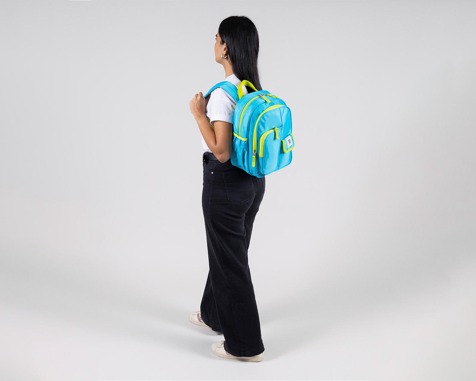 Foto 8 | Mochila Chica 1818 Unisex Petit Turquesa
