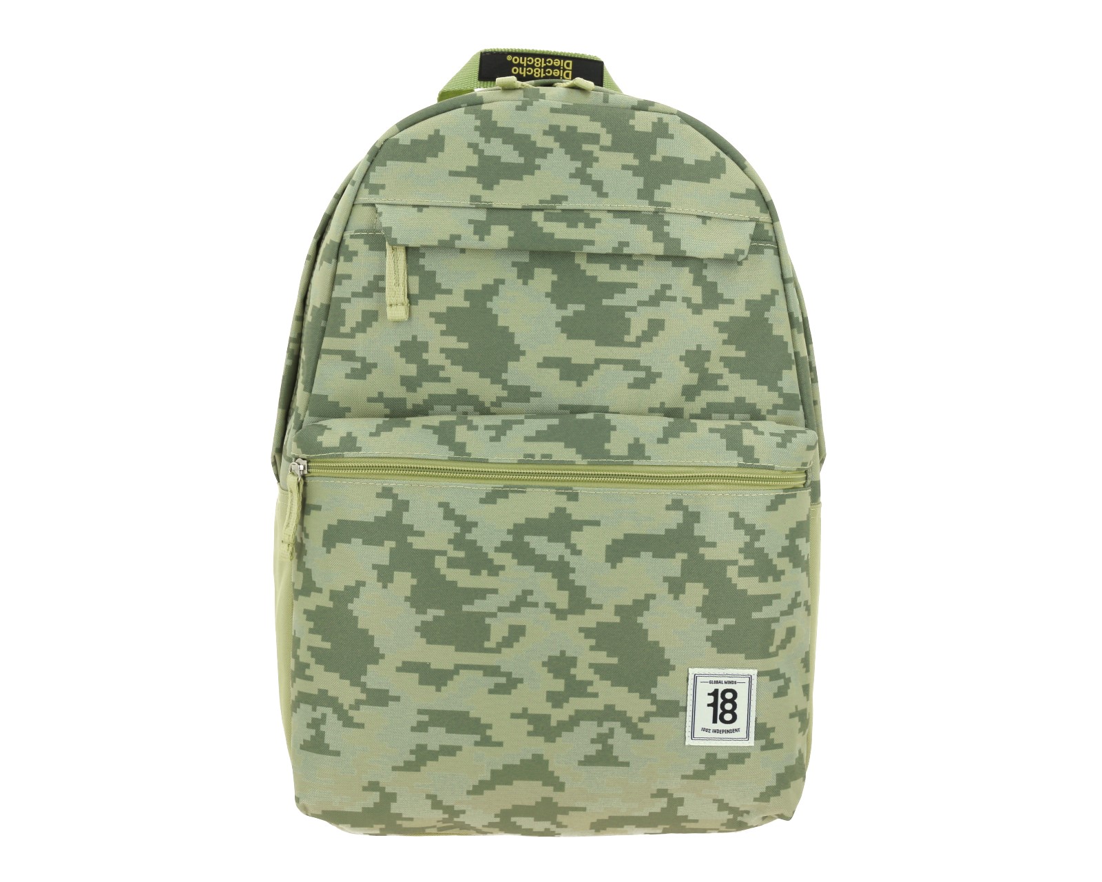 Mochila Grande 1818 Unisex Colors24 Verde Militar