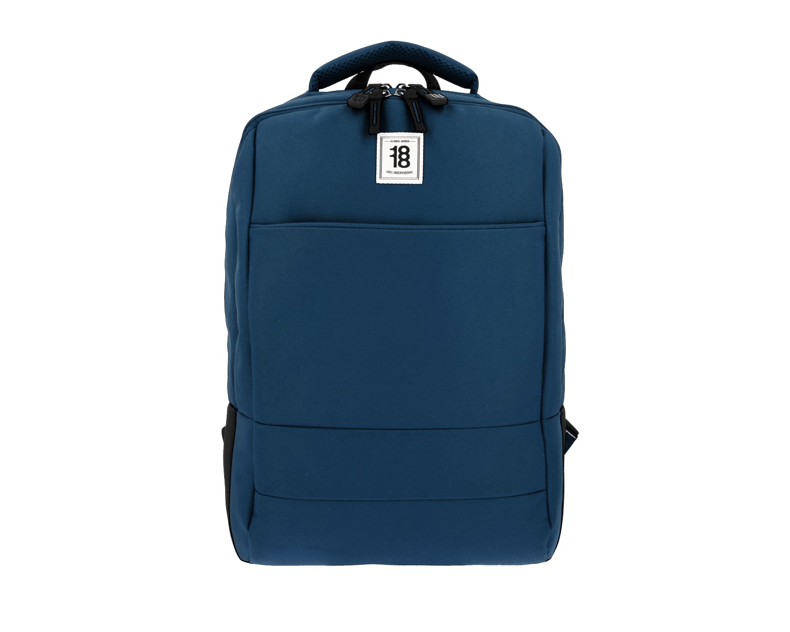 Mochila Grande 1818 Unisex Wynn Azul Con Porta Laptop De Hasta 15''.