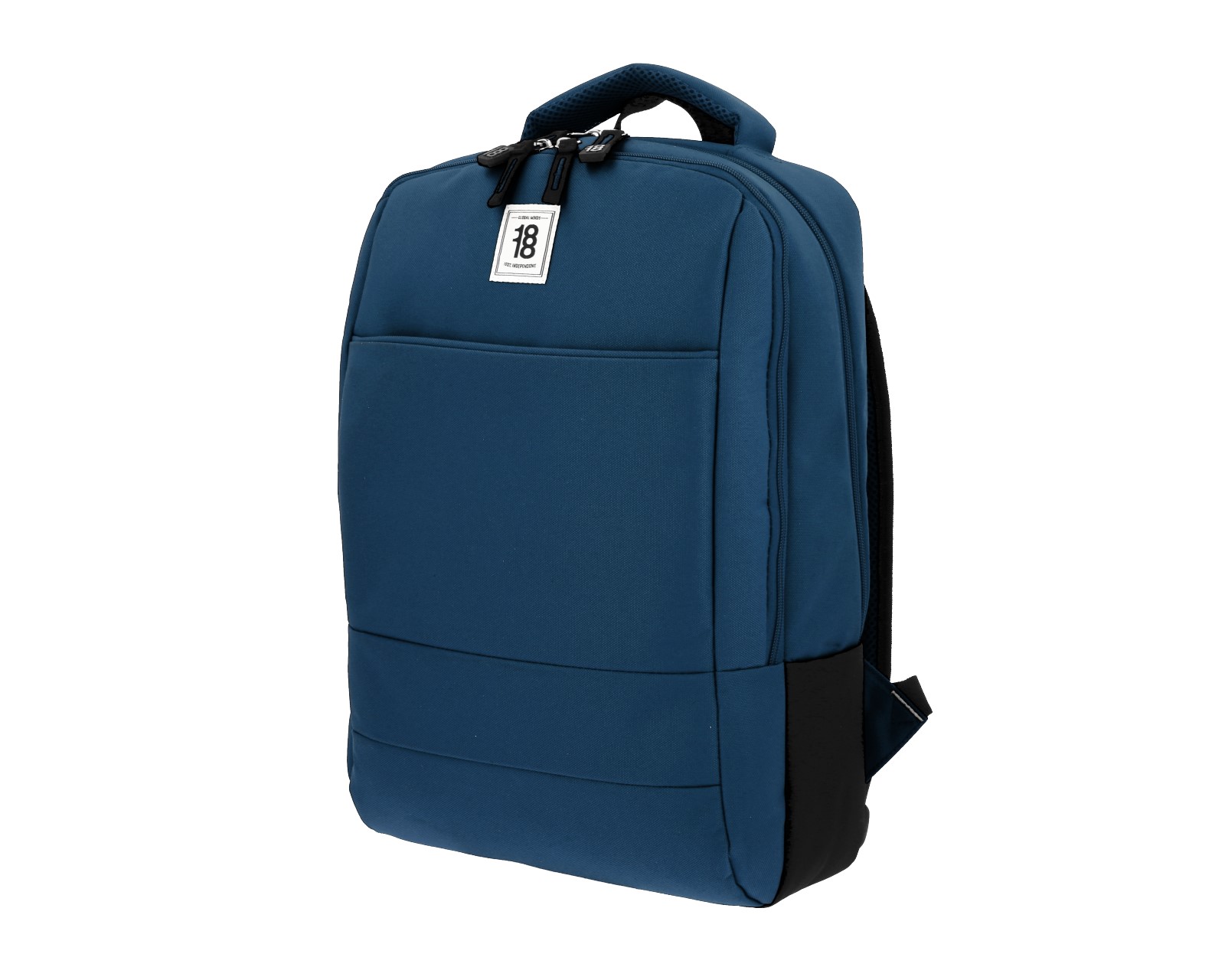 Foto 3 pulgar | Mochila Grande 1818 Unisex Wynn Azul Con Porta Laptop De Hasta 15''.
