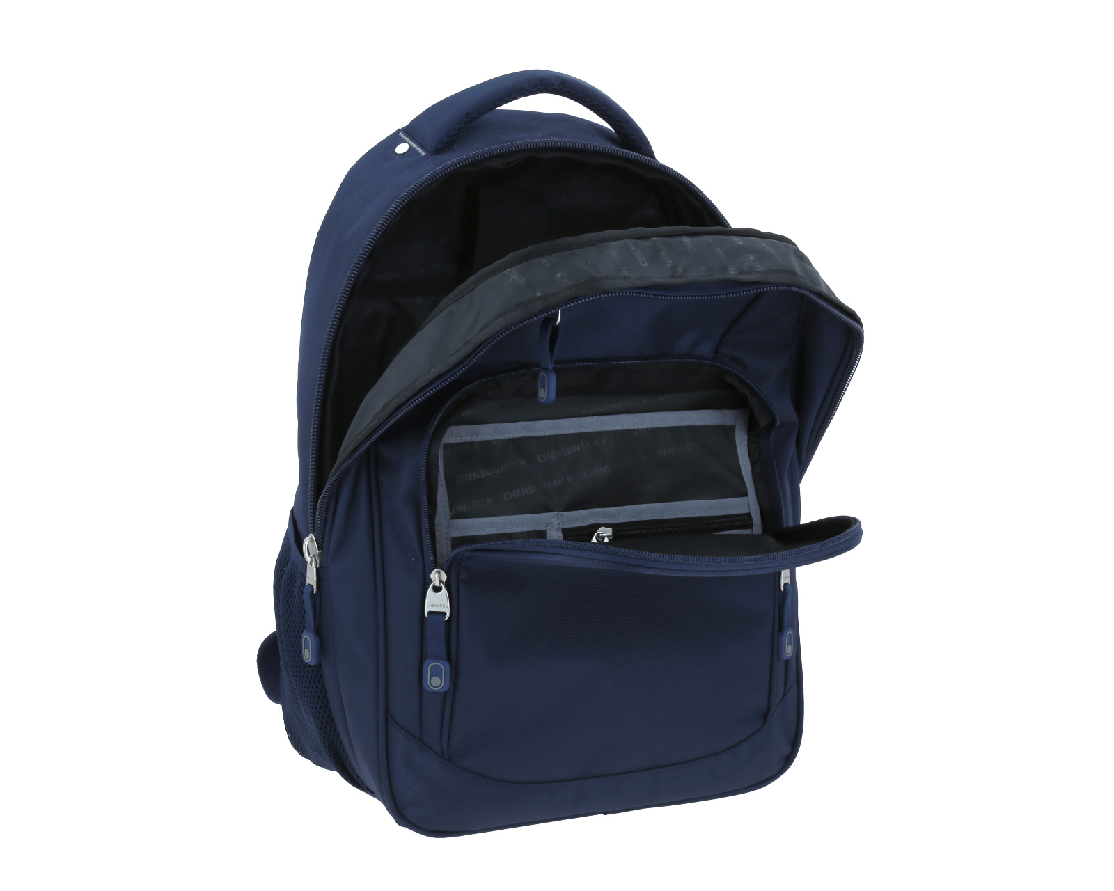 Foto 8 pulgar | Mochila Grande Chenson Pro Para Hombre Kazio Azul Con Porta Laptop De Hasta 15''.