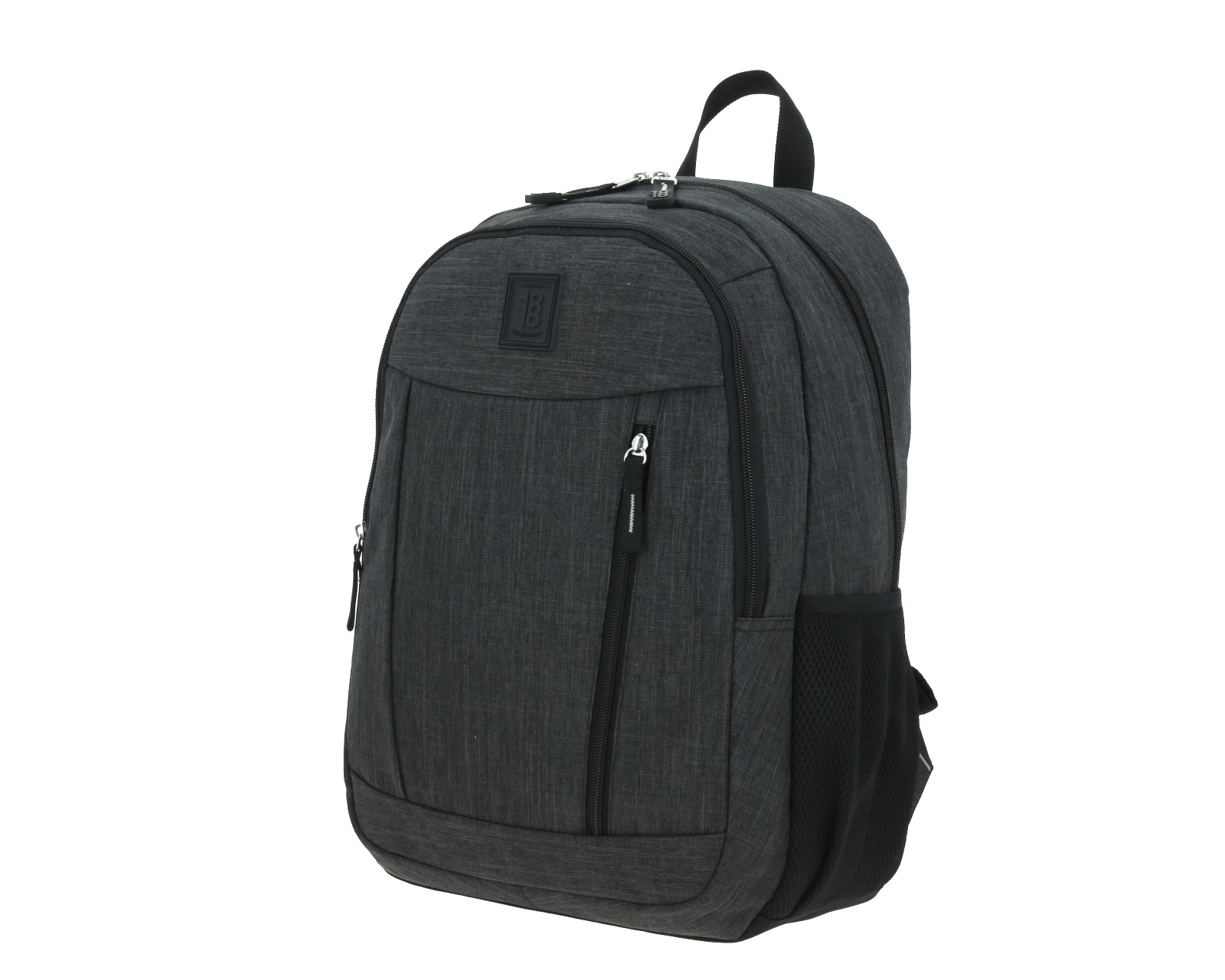 Foto 3 pulgar | Mochila Grande 1818 Unisex Hop Negro Con Porta Laptop De Hasta 15''.