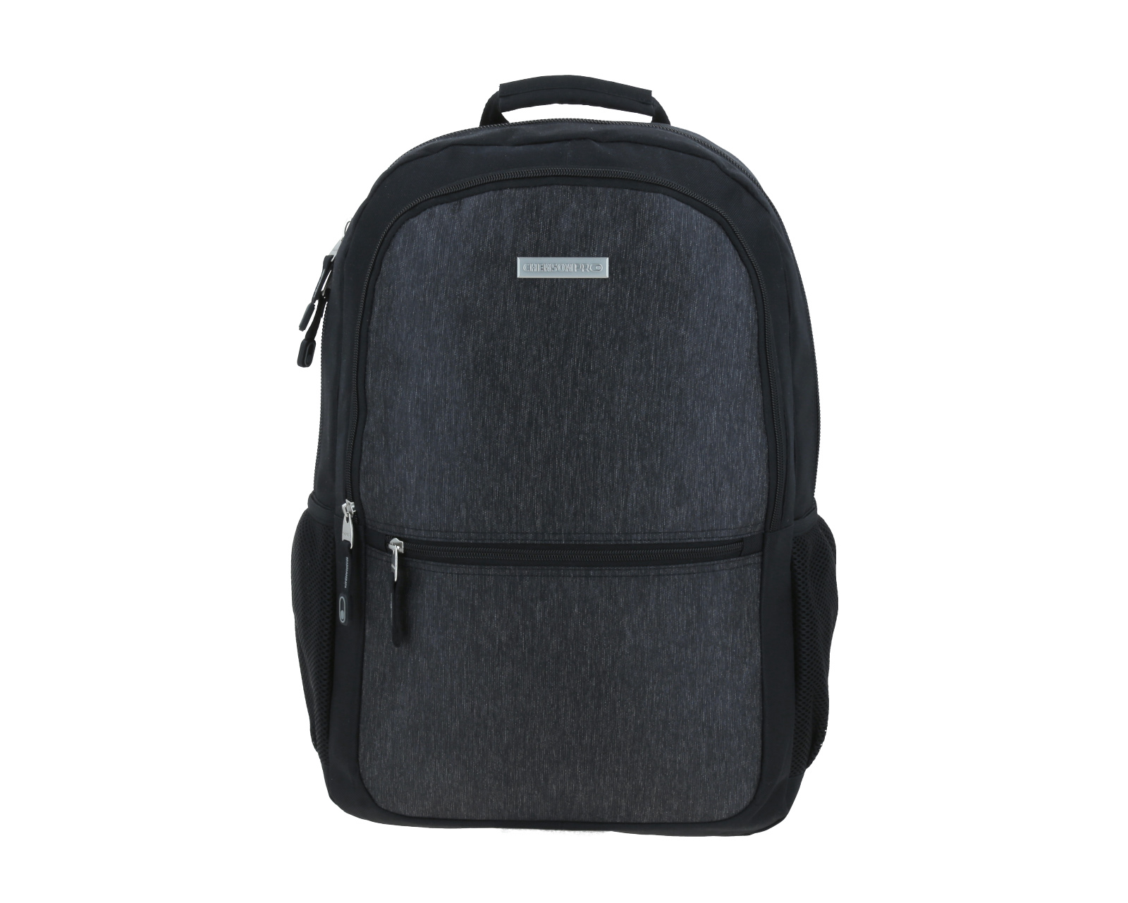 Mochila  Grande Chenson Pro Para Hombre Heri Negro Con Porta Laptop De Hasta 15''.