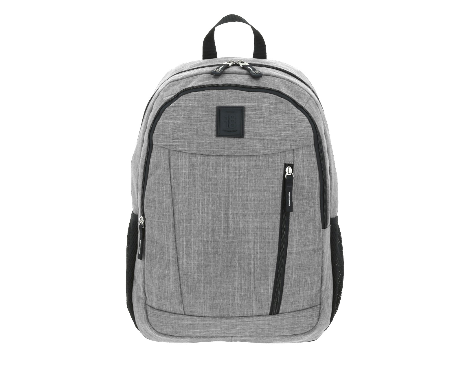 Foto 2 pulgar | Mochila Grande 1818 Unisex Hop Gris Con Porta Laptop De Hasta 15''.