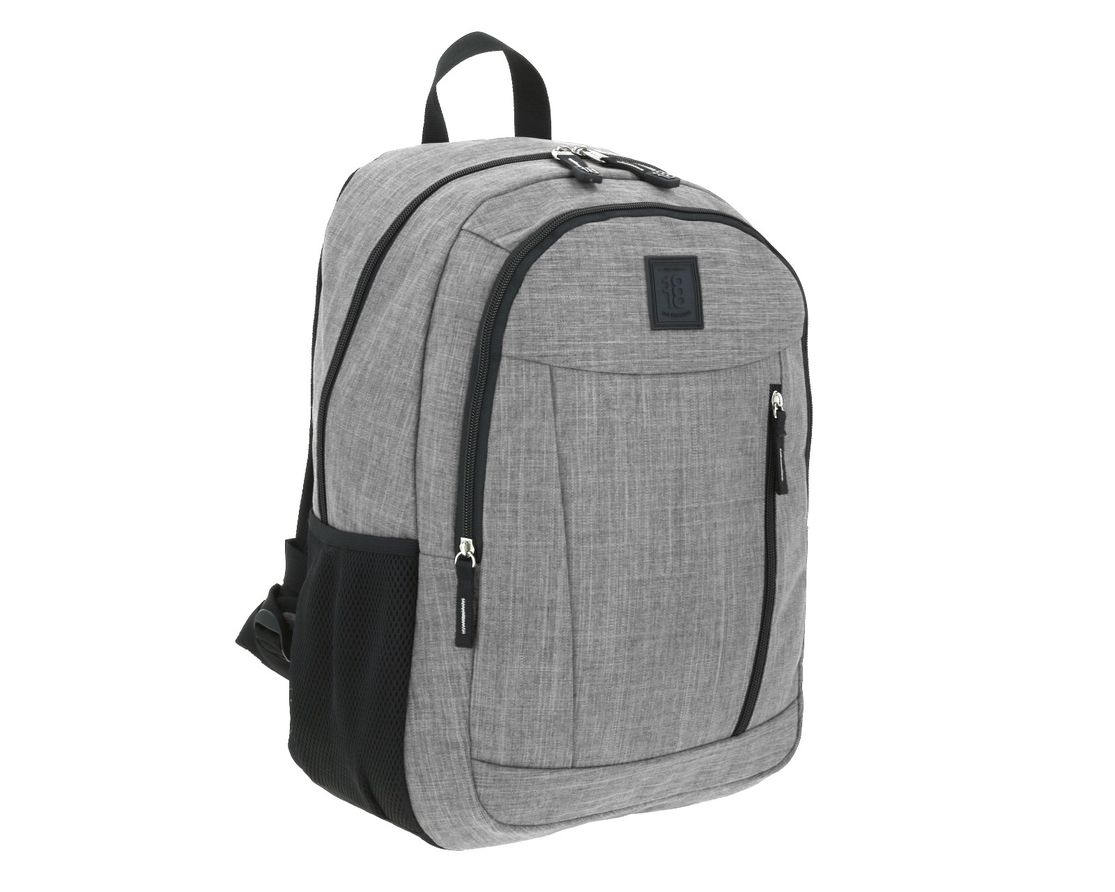 Foto 7 pulgar | Mochila Grande 1818 Unisex Hop Gris Con Porta Laptop De Hasta 15''.