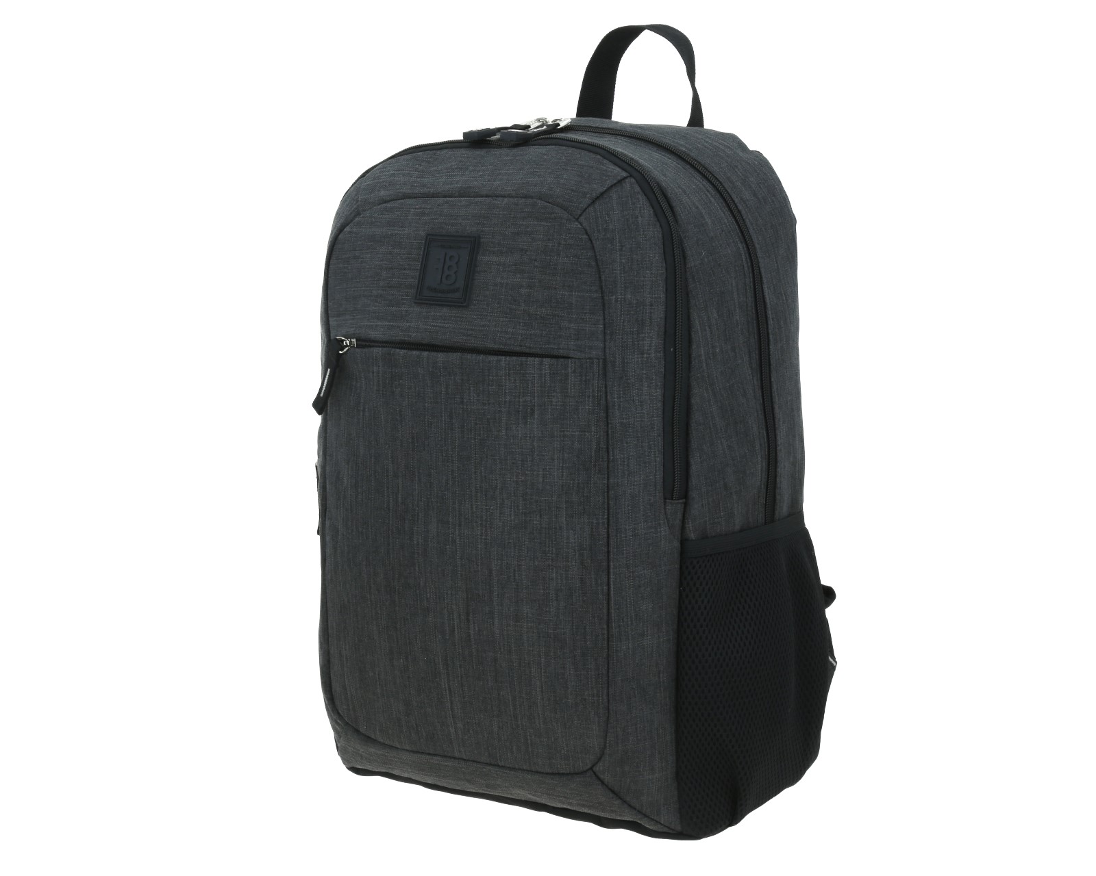 Foto 2 | Mochila Grande 1818 Unisex Hop Negro Con Porta Laptop De Hasta 15''.