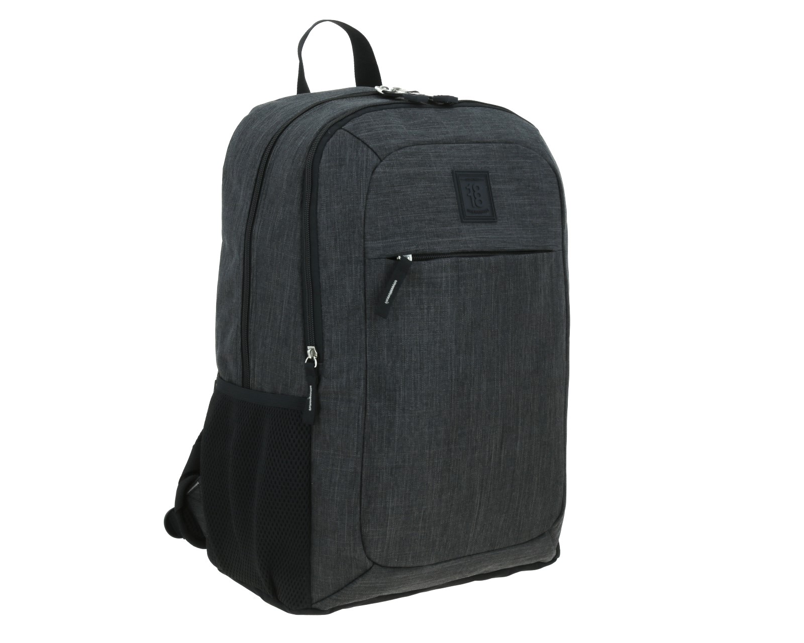 Foto 7 pulgar | Mochila Grande 1818 Unisex Hop Negro Con Porta Laptop De Hasta 15''.