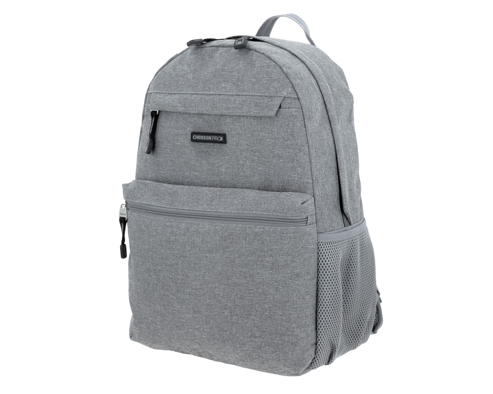 Foto 3 pulgar | Mochila Grande Chenson Pro Para Hombre Tesa Gris Con Porta Laptop De Hasta 15''.