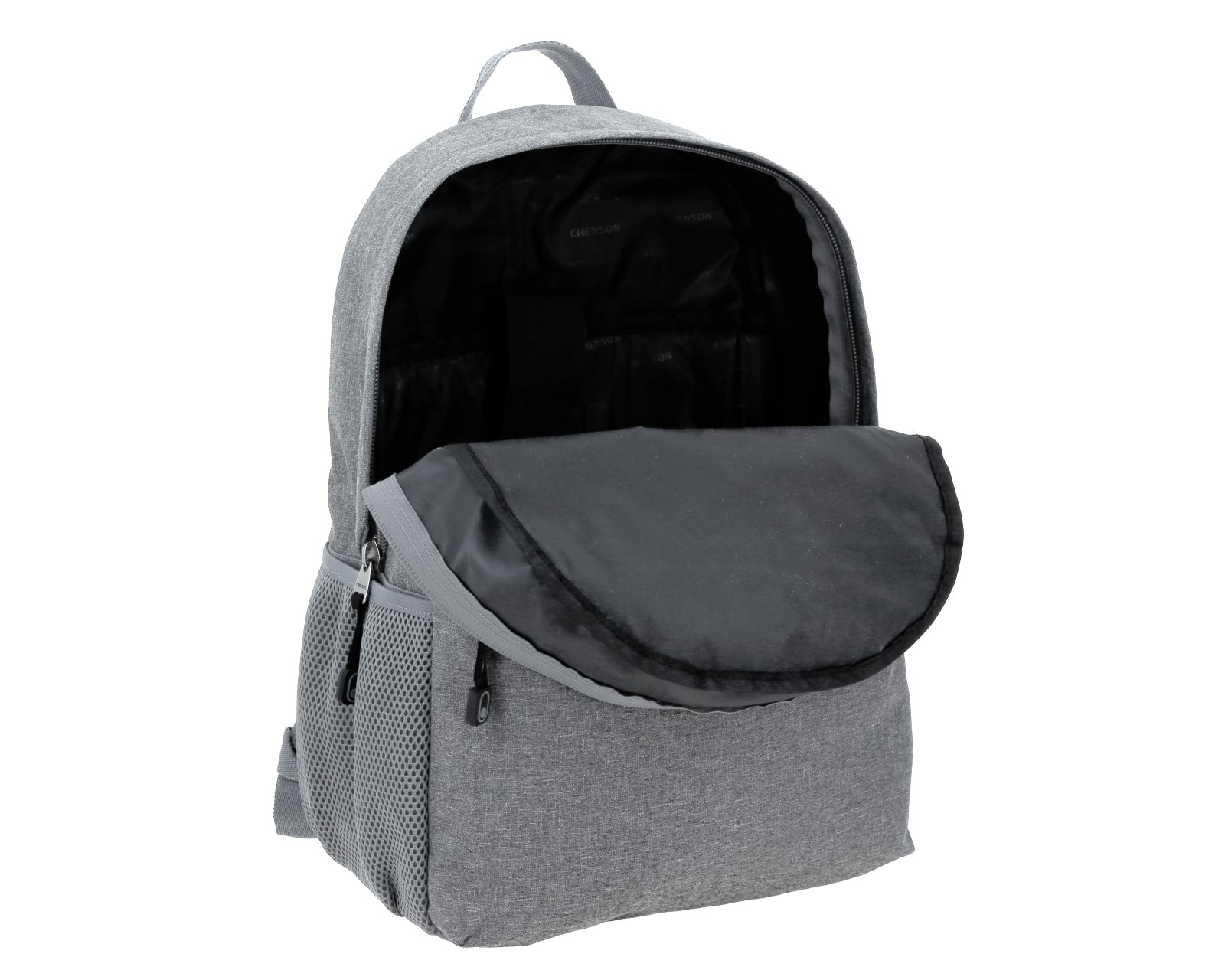Foto 8 pulgar | Mochila Grande Chenson Pro Para Hombre Tesa Gris Con Porta Laptop De Hasta 15''.