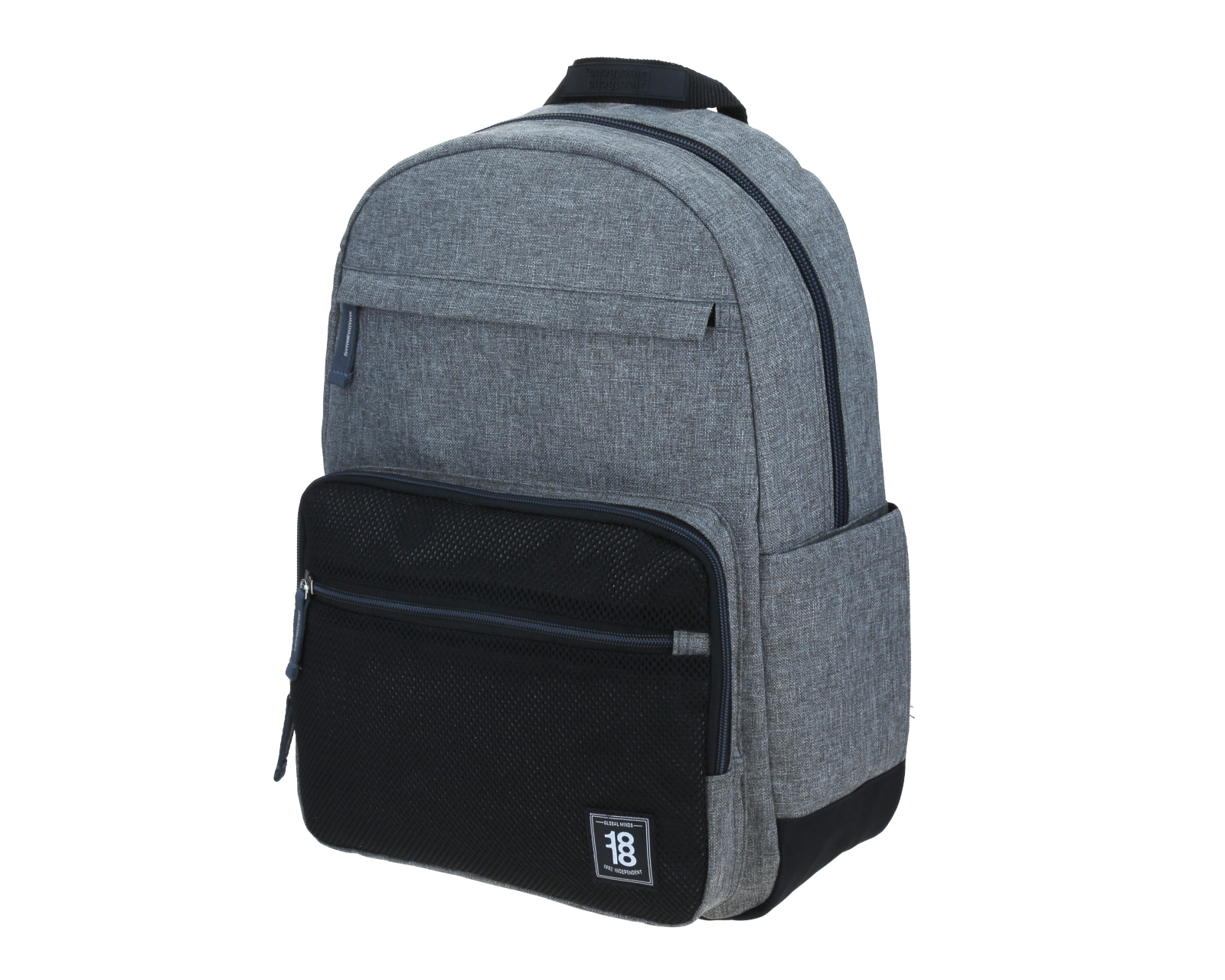 Foto 3 pulgar | Mochila Grande 1818 Unisex Nerfresa Gris Con Porta Laptop De Hasta 15''.