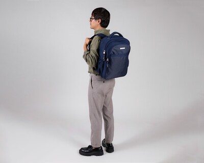 Foto 8 | Mochila Grande Chenson Pro Para Hombre Heri Azul Con Porta Laptop De Hasta 15''.
