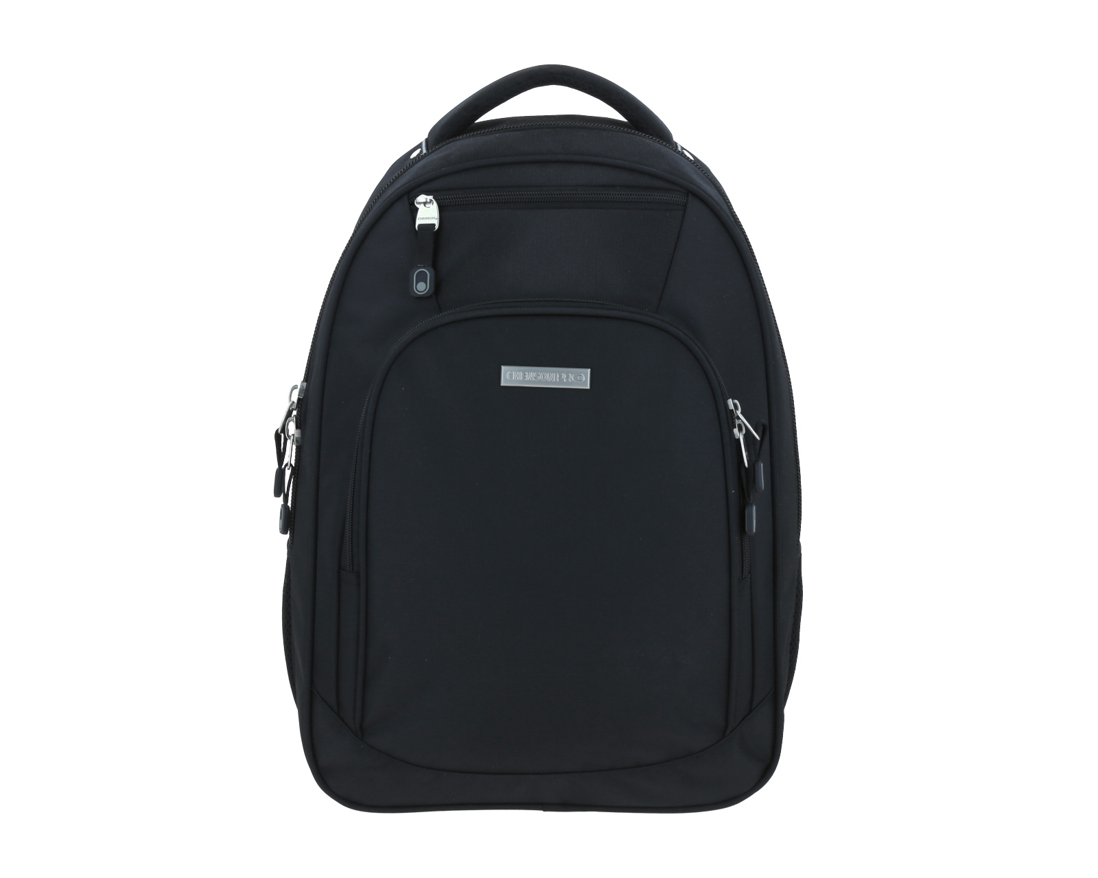 Mochila Grande Chenson Pro Para Hombre Kazio Negro Con Porta Laptop De Hasta 15''.