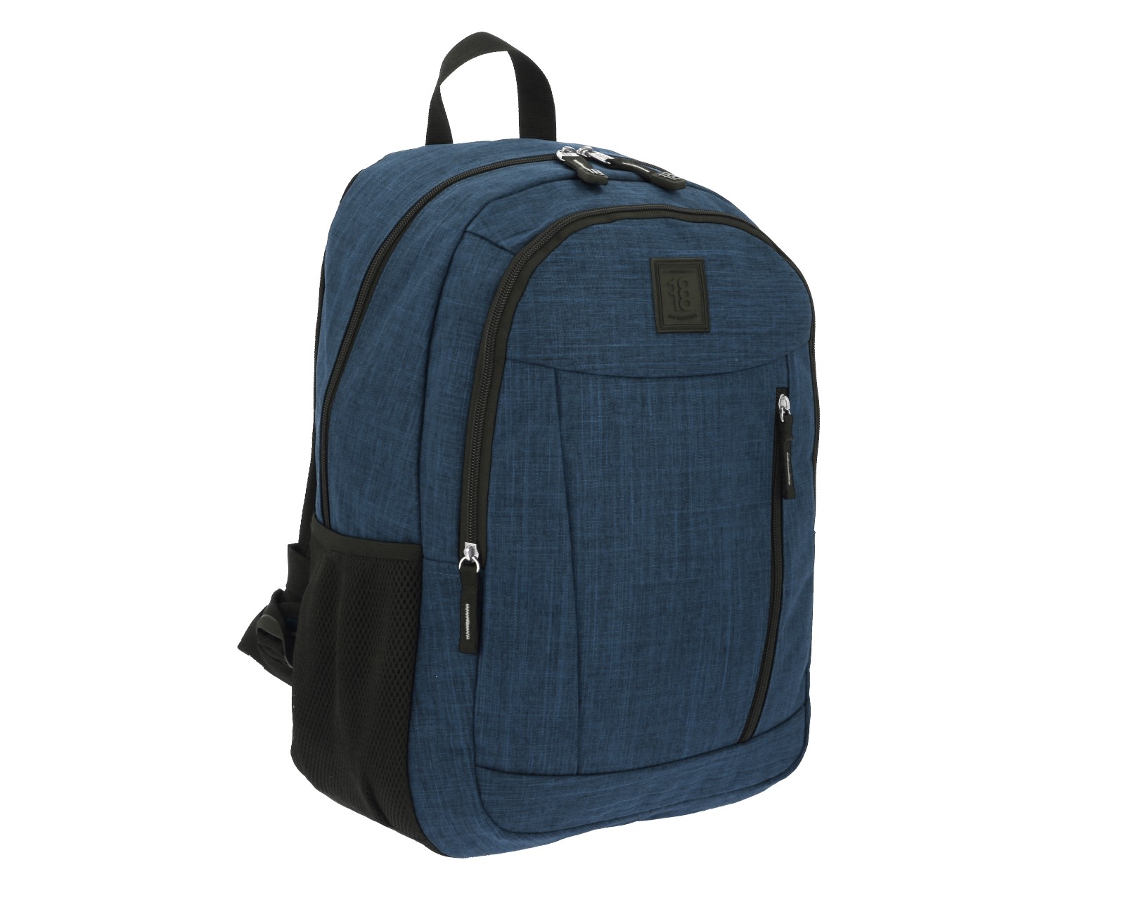 Foto 7 pulgar | Mochila Grande 1818 Unisex Hop Azul Con Porta Laptop De Hasta 15''.