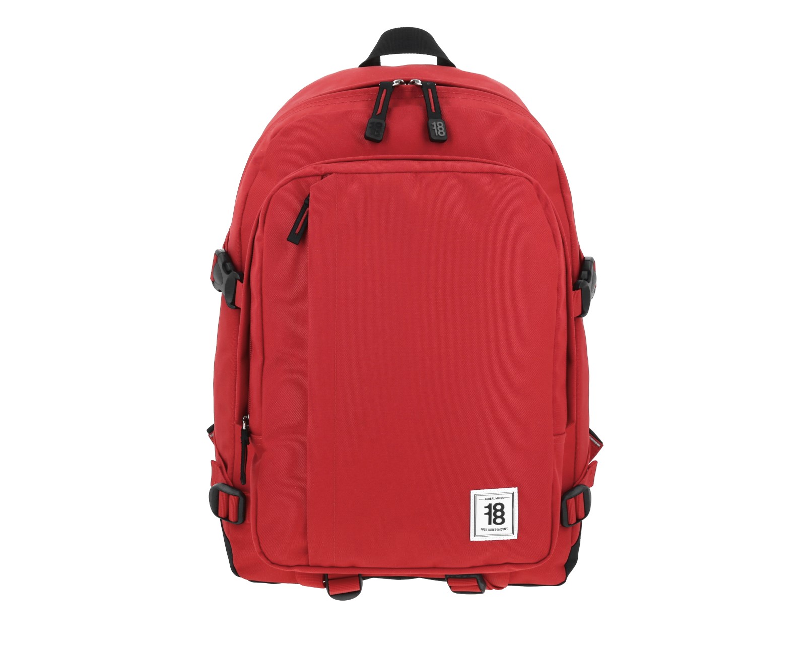 Mochila Grande 1818 Unisex Wynn Rojo