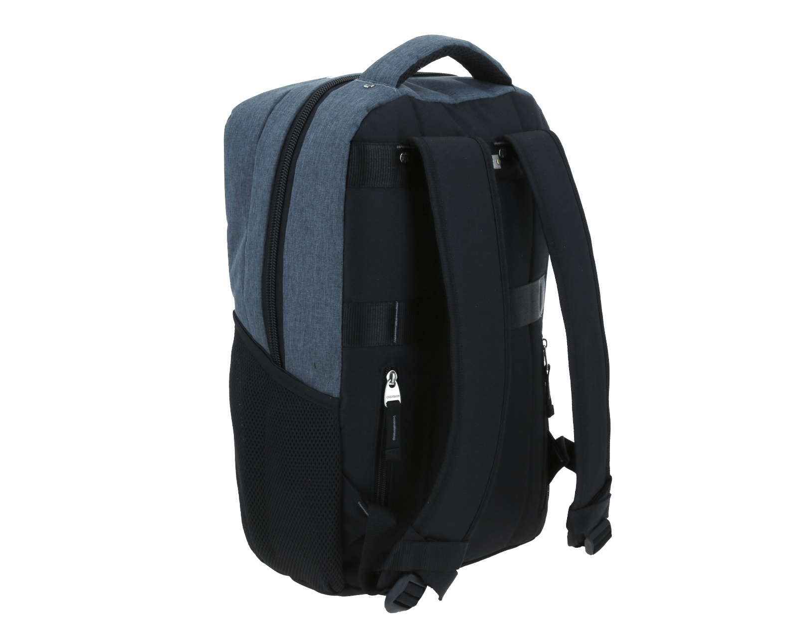 Foto 4 pulgar | Mochila Grande Chenson Pro Para Hombre Evan Gris Con Porta Laptop De Hasta 15''.