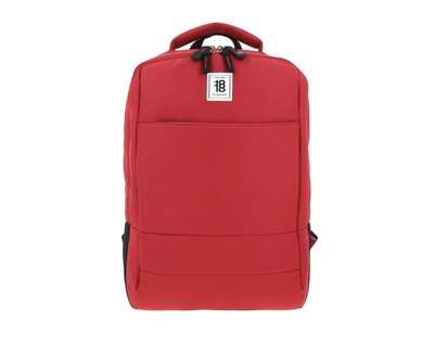 Foto 1 | Mochila Grande 1818 Unisex Wynn Rojo Con Porta Laptop De Hasta 15''.