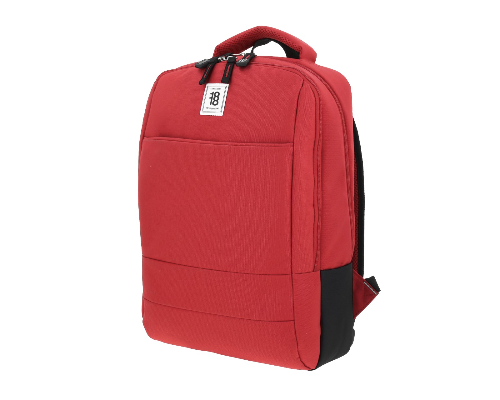 Foto 3 pulgar | Mochila Grande 1818 Unisex Wynn Rojo Con Porta Laptop De Hasta 15''.