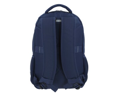 Foto 4 | Mochila Grande Chenson Pro Para Hombre Merlot Azul Con Porta Laptop De Hasta 15''.
