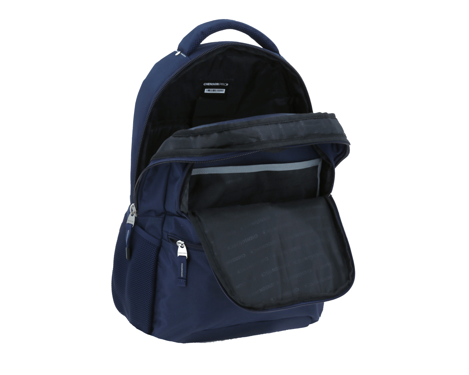 Foto 8 pulgar | Mochila Grande Chenson Pro Para Hombre Merlot Azul Con Porta Laptop De Hasta 15''.