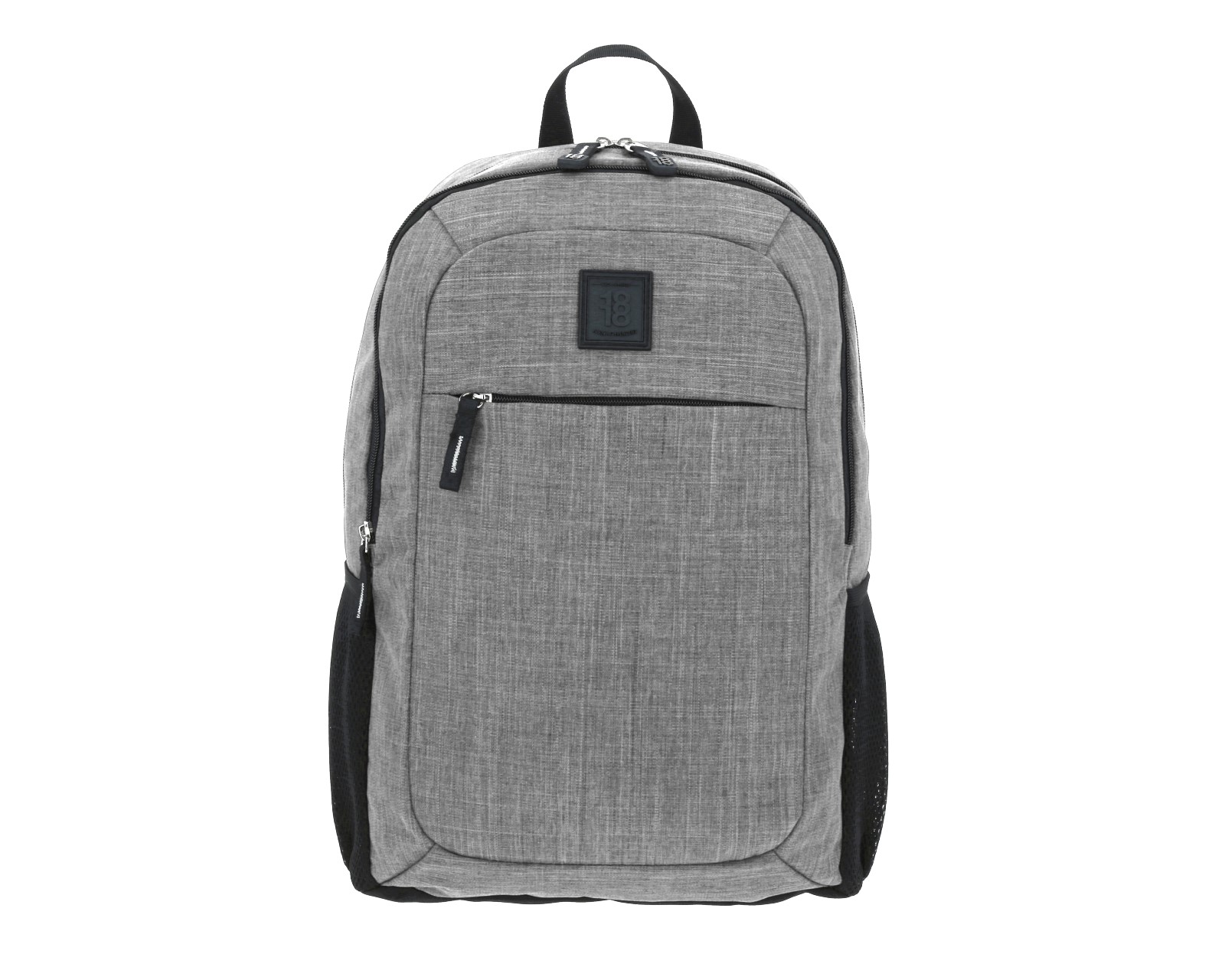 Foto 2 pulgar | Mochila Grande 1818 Unisex Hop Gris Con Porta Laptop De Hasta 15''.