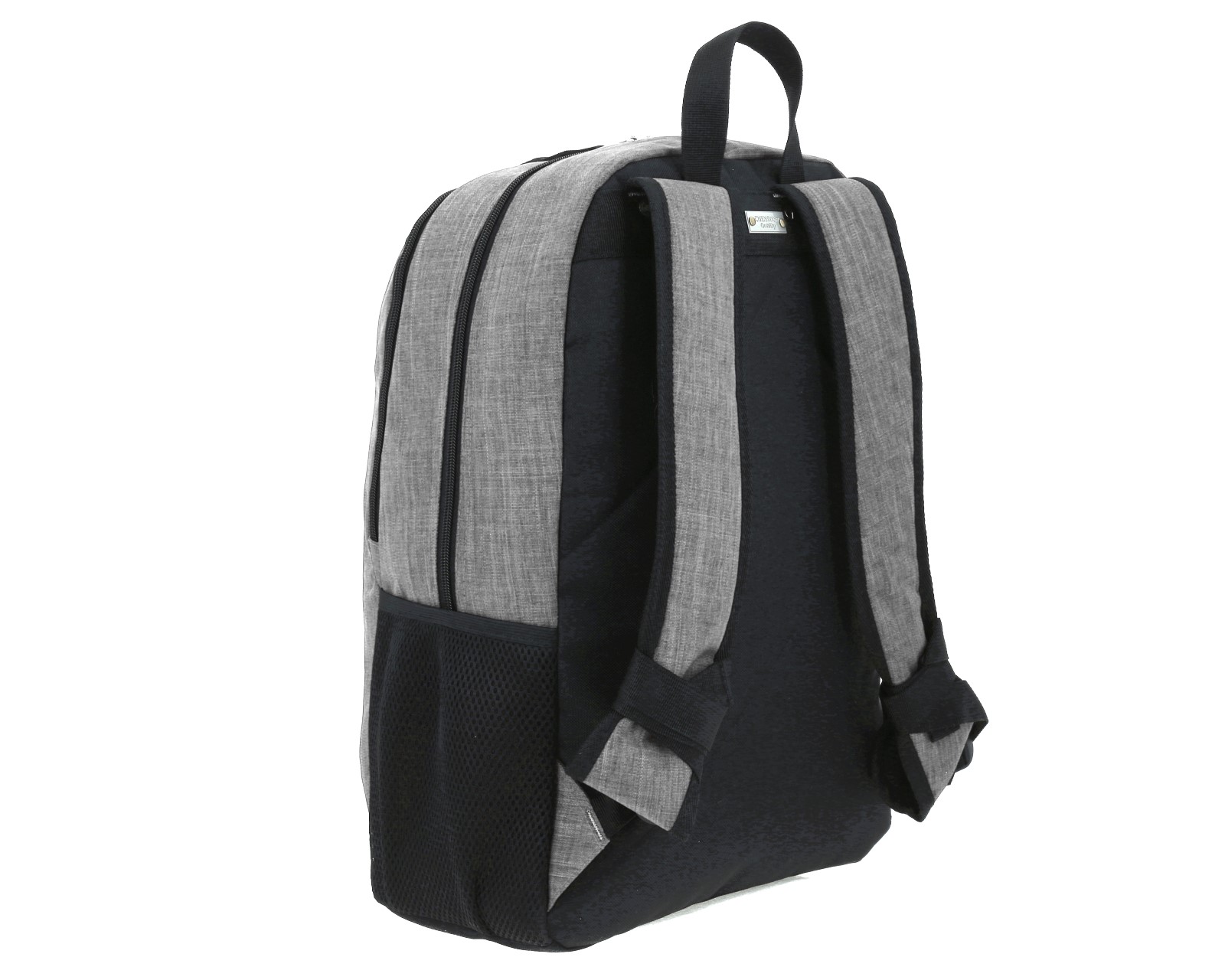 Foto 4 pulgar | Mochila Grande 1818 Unisex Hop Gris Con Porta Laptop De Hasta 15''.