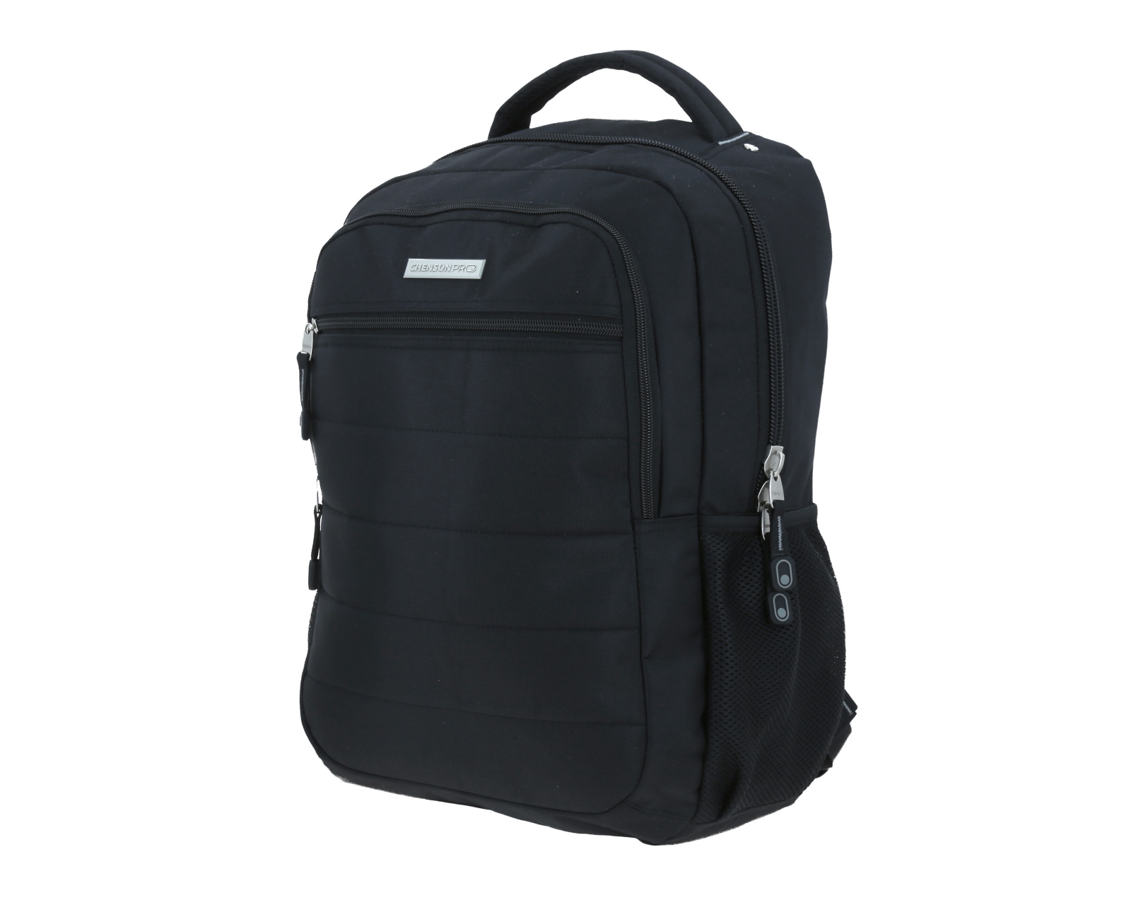 Foto 3 pulgar | Mochila Grande Chenson Pro Para Hombre Lea Negro Con Porta Laptop De Hasta 15''.