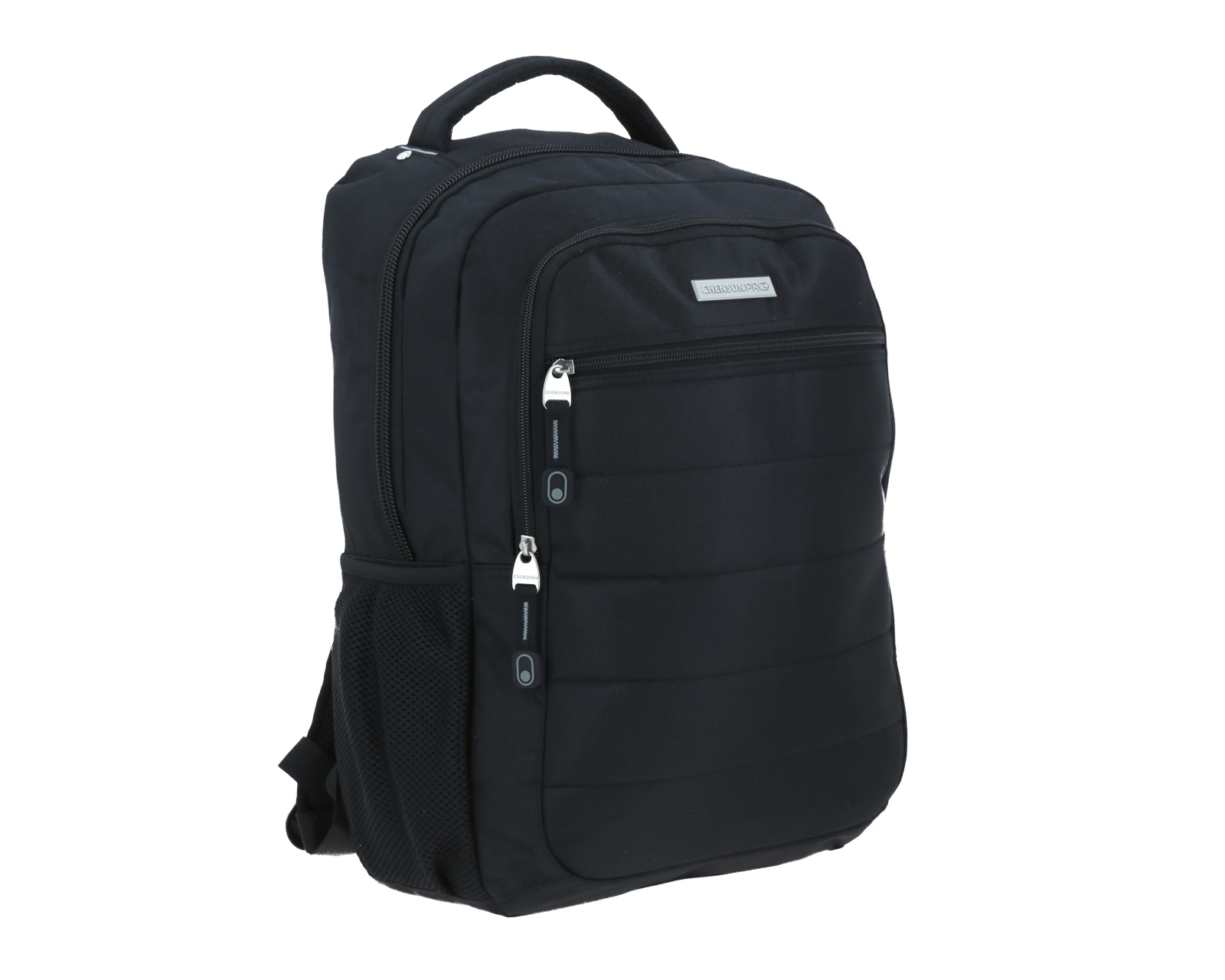 Foto 7 pulgar | Mochila Grande Chenson Pro Para Hombre Lea Negro Con Porta Laptop De Hasta 15''.